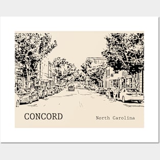 Concord North Carolina Posters and Art